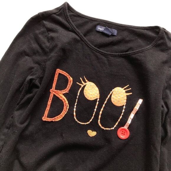 Gapkids BOO long sleeve top EUC L(10Y) - Picture 2 of 4